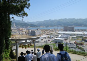 The fieldwork in Tohoku