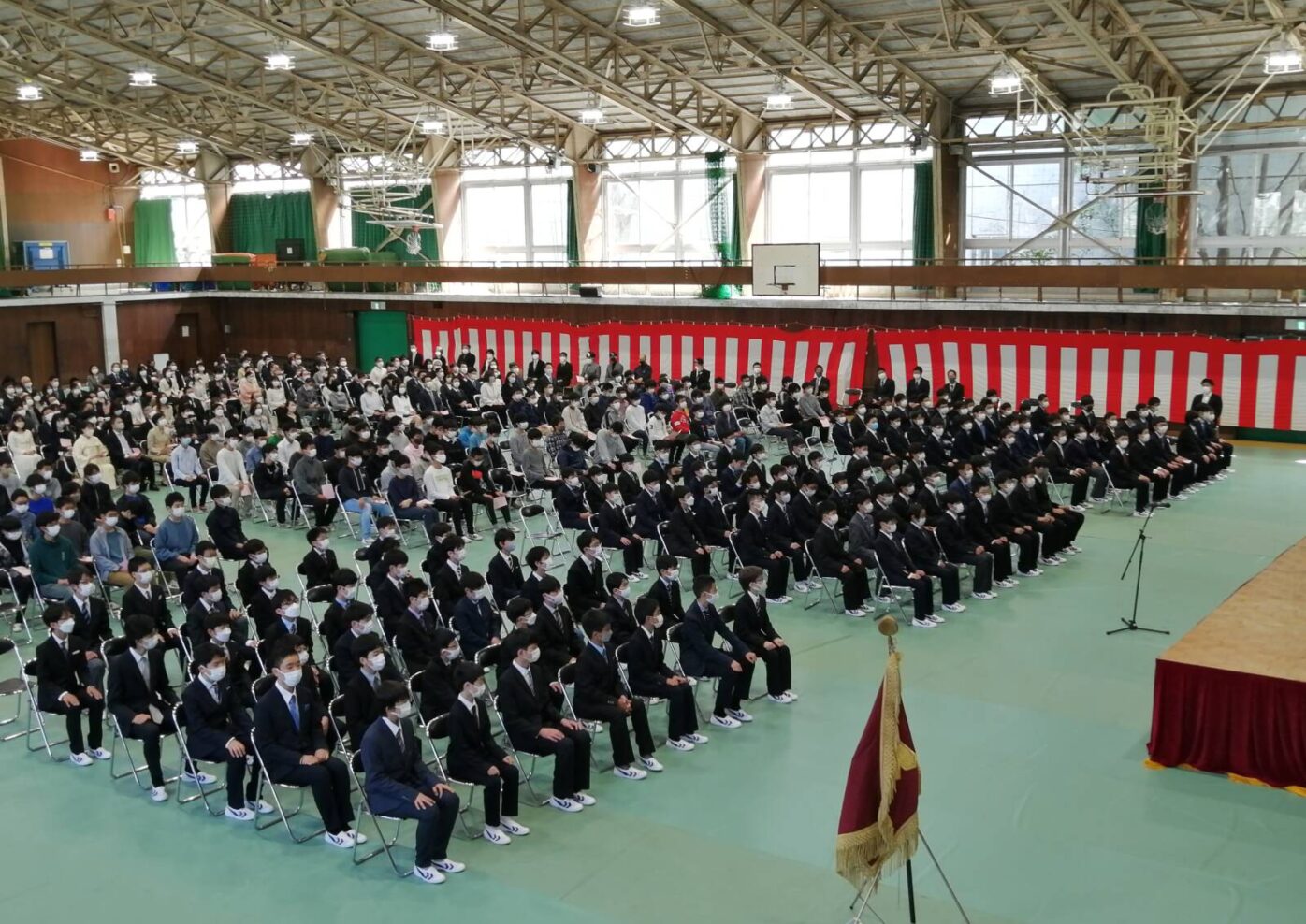 中学入学式1